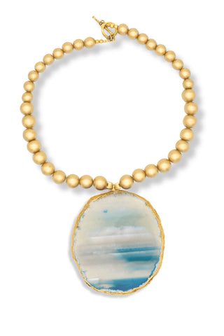 Blue Agate Necklace - Amanda Marcucci 