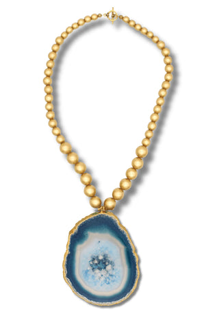 Blue Agate Necklace - Amanda Marcucci 