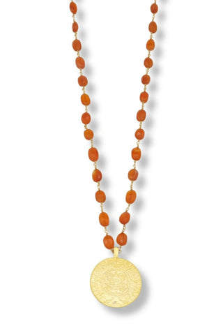 Carnelian Maya Necklace - Amanda Marcucci 