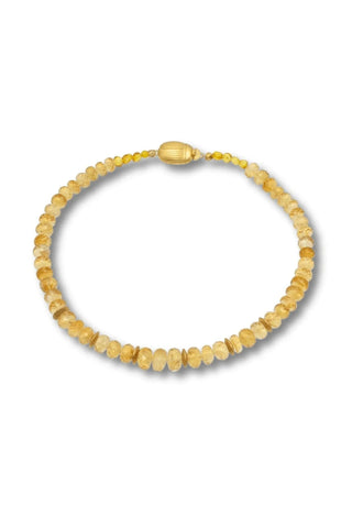 Citrine Collar with Scarab Pendant Clasp - Amanda Marcucci 