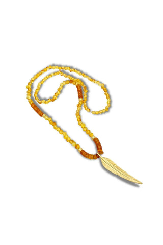 Long Amber Necklace - Amanda Marcucci 