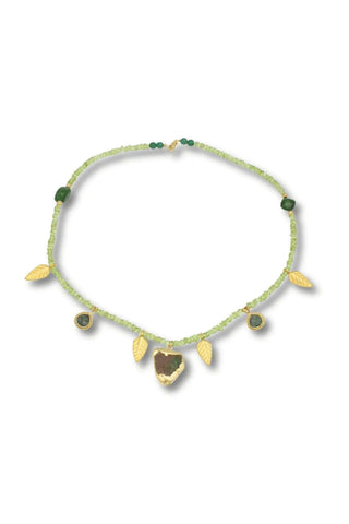 Peridot Leaf Forest Necklace - Amanda Marcucci 