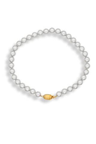 Reversible Pearl Collar with Scarab Closure - Amanda Marcucci 